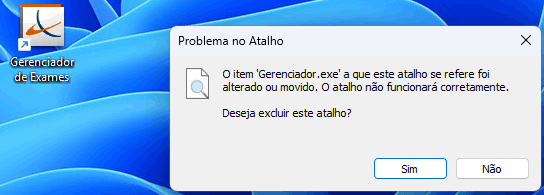 Tela de apoio do Gerenciador de Exames Simulados PM Tech